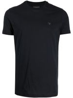 Emporio Armani t-shirt à patch logo - Bleu - thumbnail