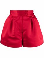 STYLAND short en satin à taille haute - Rouge