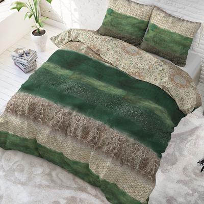 Sleeptime Elegance Jermaine - Groen Dekbedovertrek Lits-jumeaux (240 x 200/220 cm + 2 kussenslopen)