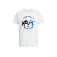 JACK & JONES T-shirt JJNICK met logo wit