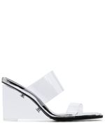 Alexander McQueen mules Shard à effet de transparence - Tons neutres - thumbnail