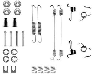 Toebehoren, remschoen f.becker_line, u.a. für Renault, Citroën, Peugeot, Dallas, Mega