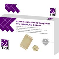 TRU COMPONENTS T1906SA039 Printplaat Hardpapier (l x b) 100 mm x 60 mm 35 µm Rastermaat 2.54 mm Inhoud 4 stuk(s) - thumbnail