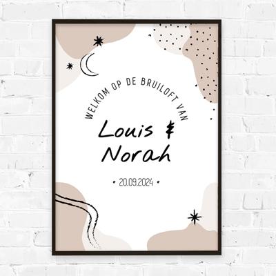 Poster welkom Cosmic Love Poster welkom Cosmic Love