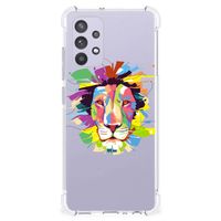 Samsung Galaxy A32 4G | A32 5G Enterprise Editie Stevig Bumper Hoesje Lion Color