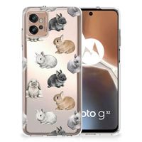 TPU Hoesje voor Motorola Moto G32 Konijntjes