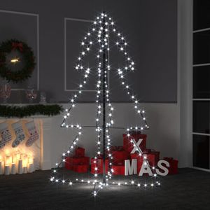 Kegelkerstboom 200 LED's binnen en buiten 98x150 cm