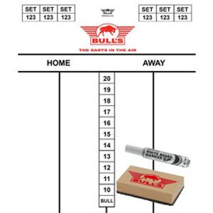 Bulls Flex scorebord SET 35x25 cm