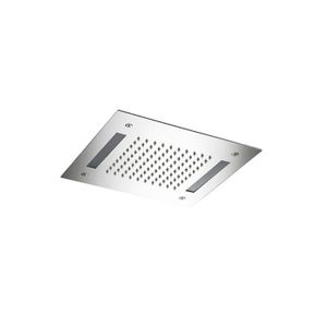 Hoofddouche Hotbath Mate Vierkant 30x30 cm LED Chroom