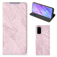 Samsung Galaxy S20 Standcase Marble Pink - Origineel Cadeau Vriendin - thumbnail