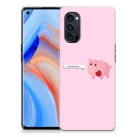 OPPO Reno4 Pro 5G Telefoonhoesje met Naam Pig Mud