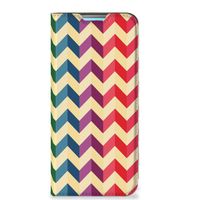 Xiaomi Redmi 10 Hoesje met Magneet Zigzag Multi Color