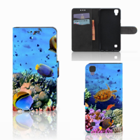 LG X Style Telefoonhoesje met Pasjes Vissen