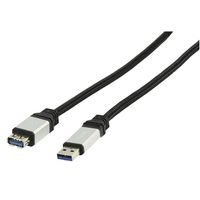 König USB 3.0 USB-kabel 1,8 m USB 3.2 Gen 1 (3.1 Gen 1) USB A Zwart