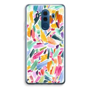 Watercolor Brushstrokes: Huawei Mate 10 Pro Transparant Hoesje