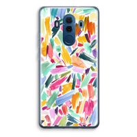 Watercolor Brushstrokes: Huawei Mate 10 Pro Transparant Hoesje - thumbnail