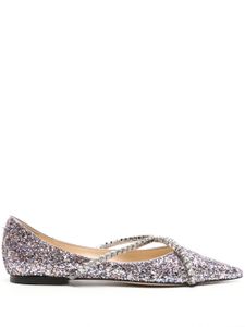 Jimmy Choo ballerines Genevi à paillettes - Rose