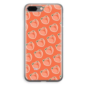 Just peachy: iPhone 8 Plus Transparant Hoesje