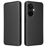 OnePlus Nord CE 3 Lite/N30 Flip Hoesje - Koolstofvezel - Zwart