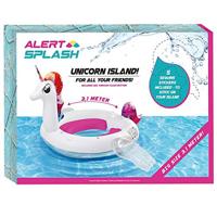 Alert Splash Opblaasbaar Eenhoorn Eiland 310x270x175 cm + 5 Stickers