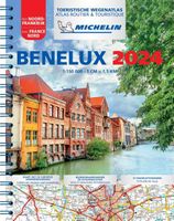 Wegenatlas Benelux 2024 - Nederland, België & Luxemburg - met noord Fr