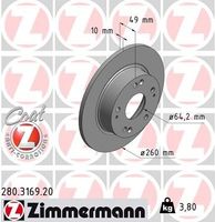 Remschijf Coat Z 280316920