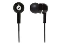 HA100 - In-ear hoofdtelefoons - inwendig - met bekabeling - 3,5 mm-stekker - ruisisolatie - zwart