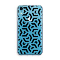 Crazy pattern: iPhone XR Transparant Hoesje - thumbnail