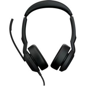 Jabra Evolve2 50 Headset Bedraad Hoofdband Kantoor/callcenter USB Type-C Zwart