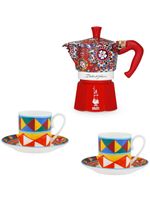 Dolce & Gabbana x Bialetti cafetière Moka Express et tasses à expresso - Blanc - thumbnail