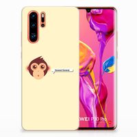 Huawei P30 Pro Telefoonhoesje met Naam Monkey - thumbnail