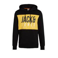 JACK & JONES CORE hoodie Jonah met logo zwart
