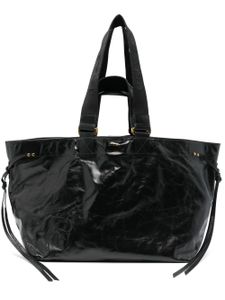 ISABEL MARANT sac cabas Wardy à effet froissé - Noir