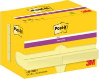 Post-It Super Sticky Notes, 90 vel, ft 47,6 x 47,6 mm, geel, pak van 12 blokken - thumbnail