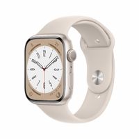 Refurbished Apple Watch Series 8 GPS 41 mm Aluminium Sterrenlicht Als nieuw