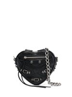 Balenciaga mini sac à bandoulière Le Cagole Heart - Noir