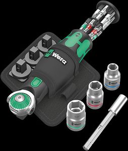 Wera Zyklop Pocket Set Imperial 2 Bitschroevendraaier 1/4, 3/8