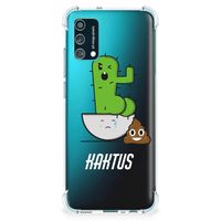 Samsung Galaxy M02s | A02s Stevig Bumper Hoesje Cactus Poo