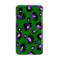 Green Cheetah: iPhone Xs Volledig Geprint Hoesje - thumbnail