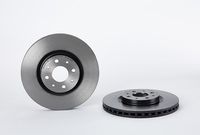 Remschijf COATED DISC LINE BREMBO, Remschijftype: Binnen geventileerd, u.a. für Fiat, Alfa Romeo, Lancia - thumbnail