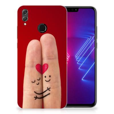 Honor 8X Silicone Back Cover Liefde - Origineel Romantisch Cadeau