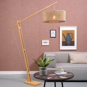 GOOD&MOJO Vloerlamp Iguazu Jute, 207cm - Naturel