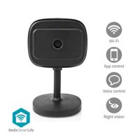 Nedis WIFICI07CBK Smartlife Camera Voor Binnen Wi-fi Full Hd 1080p Cloud Opslag (optioneel) / Microsd (niet Inbegrepen) / Onvif Met Bewegingssensor Nachtzicht - thumbnail