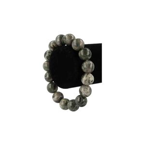 Edelsteen Armband Jade Powerbead Grijs (18 cm)