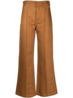 DESTREE pantalon Yoshitomo à coupe droite - Marron