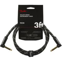 Fender Deluxe Cables instrumentkabel 90 cm zwart tweed - thumbnail