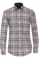 Casa Moda Casual Fit Overhemd blauw, Ruit