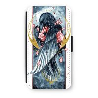 Golden Raven: iPhone X Flip Hoesje - thumbnail