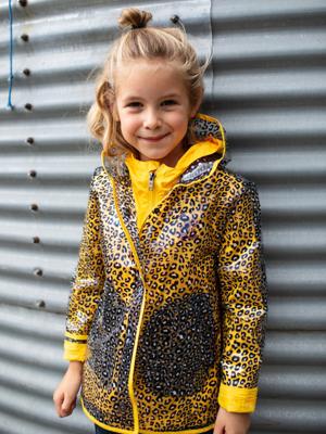 Quapi Meisjes zomerjas - Faiza - Luipaard