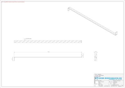 Muurplaathaak 900 30x5 VB